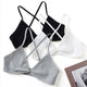 Comfort Cotton French Style Deep V Triangle Bralette