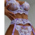 Floral Lingerie Embroidery Women's Underwear