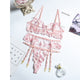 Floral Lingerie Embroidery Women's Underwear