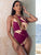 One Piece Hollow Out One Shoulder Backless Monokini